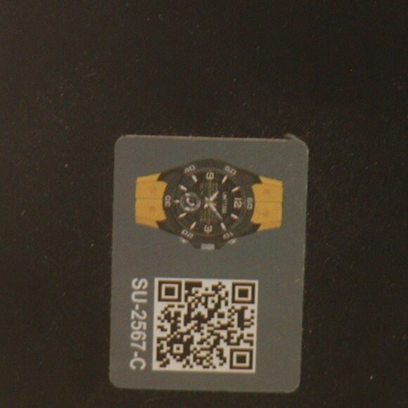 New Limitless Men’s Black & Yellow SU-2567-C Analog Smart Watch - Picture 4 of 4